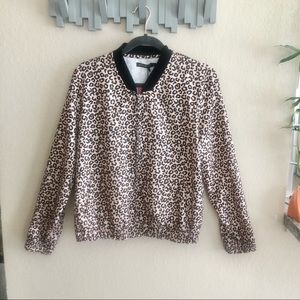 Hypnotic cheetah print light weight jacket, large